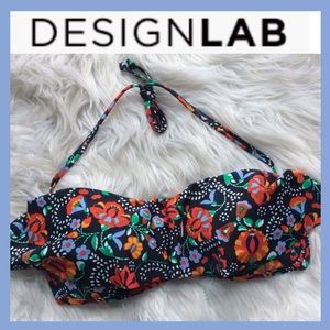DESIGN LAB Flouncy Bikini Top